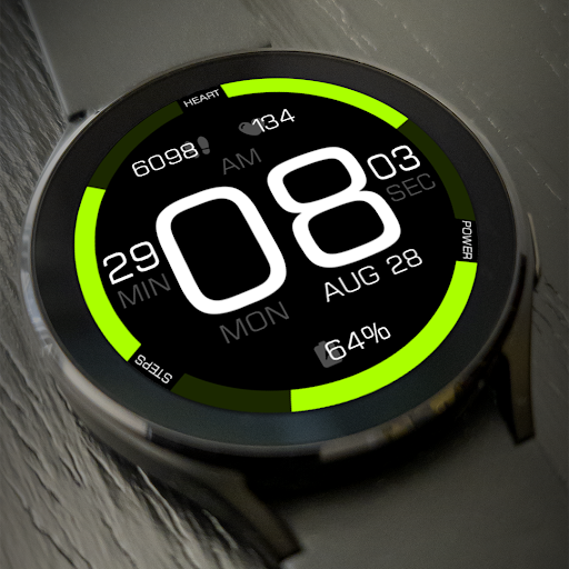 Key089 Digital Watch Face Screen 2