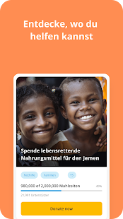 ShareTheMeal: Charity Donat‪e Screenshot