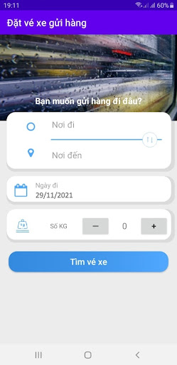 Android application Quản lý xe khách screenshort