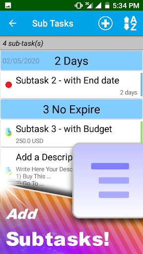 AddressBook Contact ToDo list Screen 2