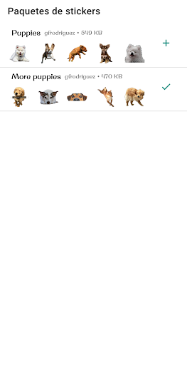 Android application WAStickerApps - Pets Stickers screenshort