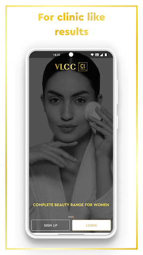Android application VLCC CLINIC screenshort