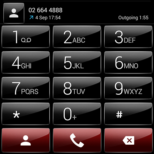 Theme for ExDialer GlossB Red 300 Icon