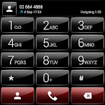Cover Image of Tải xuống Theme for ExDialer GlossB Red  APK