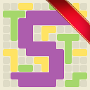 Surface Trimino: aumentar el área. Juego casual.