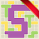 Surface Trimino: increase the area. Casual game icon