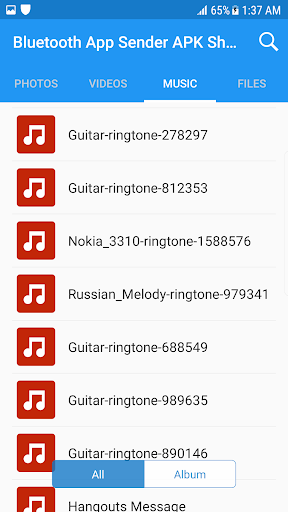 Screenshot of Bluetooth App Sender APK Share