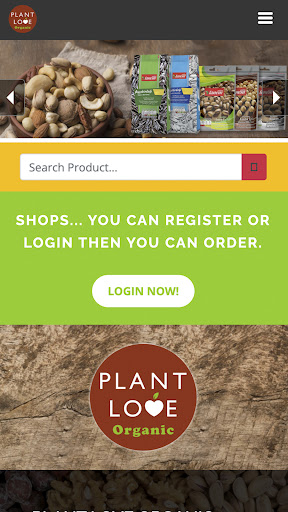 Android application Plant Love Organic screenshort
