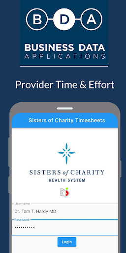 Android application Sisters of Charity Timesheets screenshort