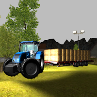 Night Tractor 3D: Hay Transport