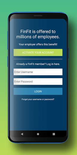Android application FinFit screenshort