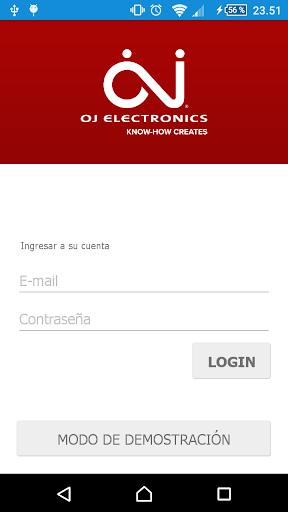 Vista previa de la aplicación