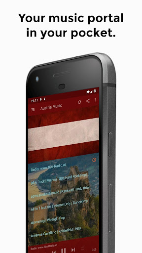 Android application Austria Music Radio screenshort