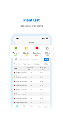 Screenshot of SEMS Portal