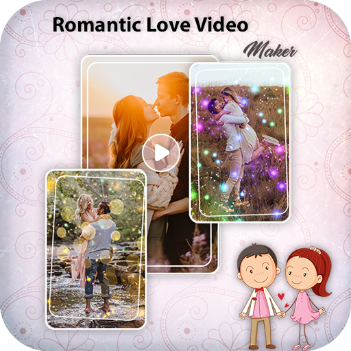 Romantic Love video maker logo