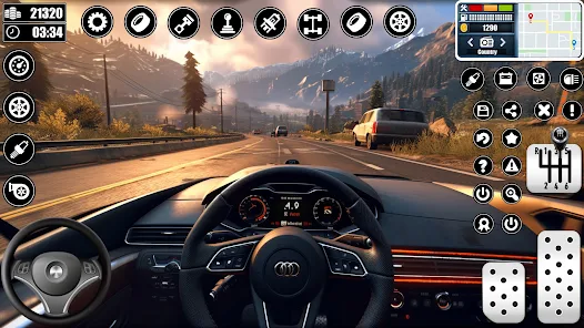 manual car driving simulator game for android