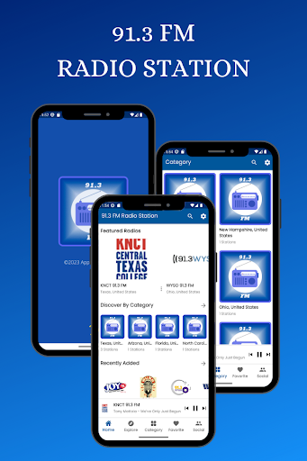 Android application 91.3 FM Radio Station Online screenshort