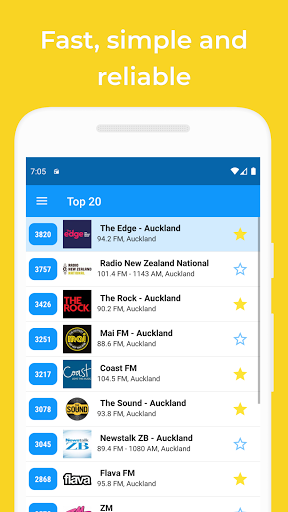 Android application Radio New Zealand FM: Radio NZ screenshort