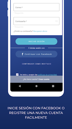 Android application Marios Restaurante screenshort