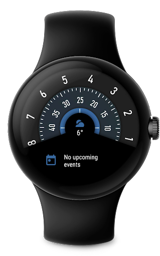 Android application Zeitscheiben Watchface screenshort