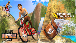 Offroad Bicycle Bmx Stunt Game - Screenshot 1