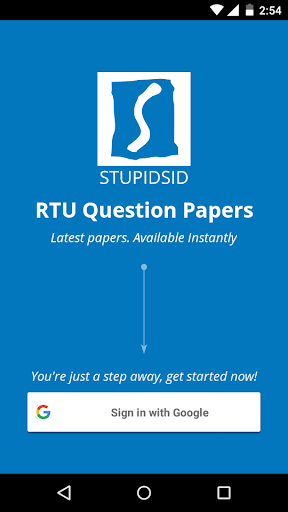 Android application RTU Question Papers Stupidsid screenshort