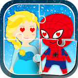 Superhero & Princess Kids Game icon