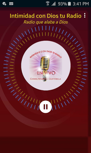 Android application Intimidad con Dios tu Radio screenshort