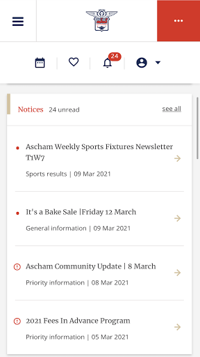 Ascham Hub Screen 3
