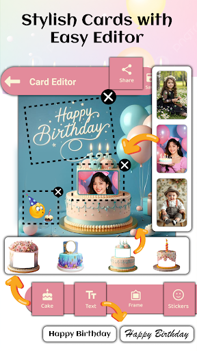 Photo & Name On Birthday Cake screenshot 18