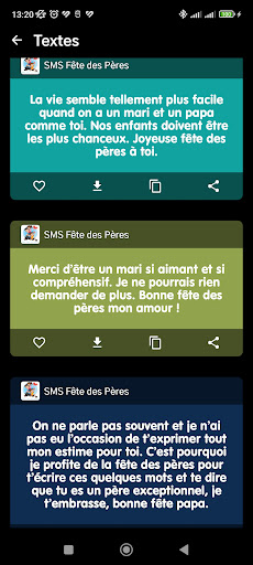 SMS Fête des Pères 2023 Screen 3