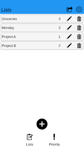 Android application TaskSpace Pro screenshort