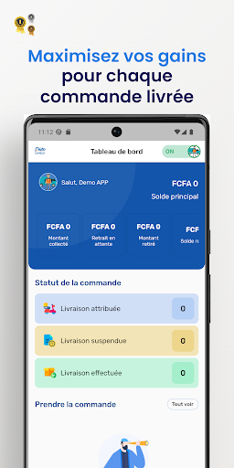 Pièces Auto App Livreur Screen 3