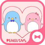 Cute Wallpaper Couple Wallpaper: Penguins Theme icon