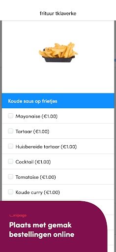 Frituur t Klaverke Screen 2