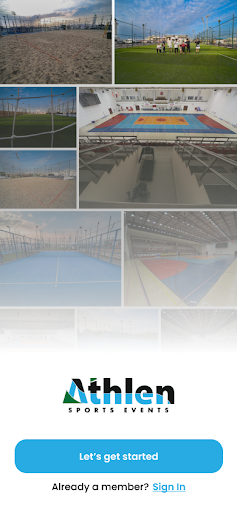 Android application Athlen Sports screenshort