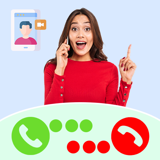 Girl Fake Video Call & Chat विंडोज़ पर डाउनलोड करें