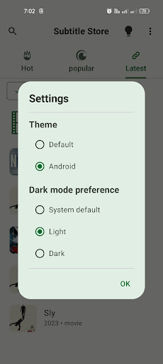 Android application Subtitles Store:Movies&TvShows screenshort