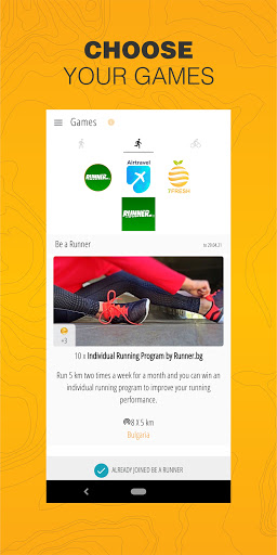 Android application Cardio Athletic screenshort