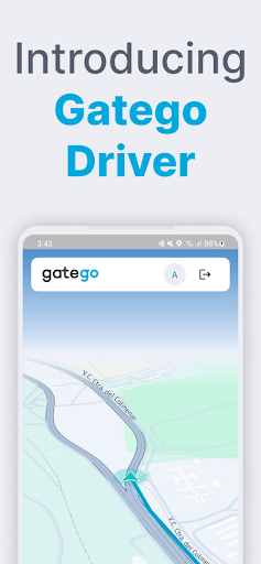 Android application Gatego Driver screenshort