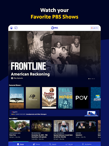 PBS: Watch Live TV Shows screenshot