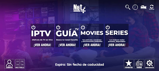 Android application Netplus IPTV screenshort