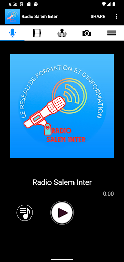 Android application Radio Salem Inter screenshort