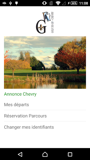 Android application Golf de Gif Chevry screenshort
