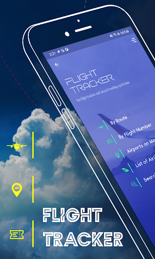 Android application Flight Tracker screenshort