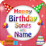 Cover Image of डाउनलोड नाम के साथ जन्मदिन गीत, जन्मदिन की शुभकामनाएं निर्माता 1.0 APK