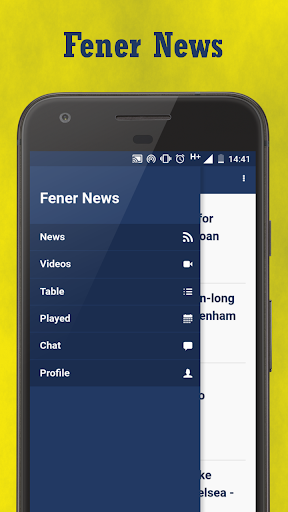 Android application Fener News: News From Fenerbah screenshort