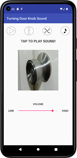 Android application Turning Door Knob Sound screenshort