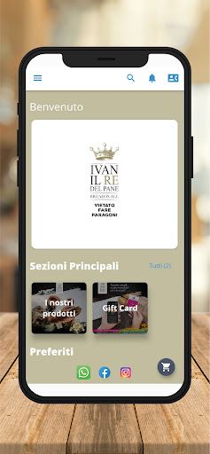 Android application Ivan re del pane screenshort