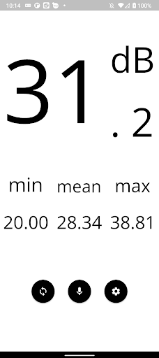 dB Meter Sound Level Meter Screen 2